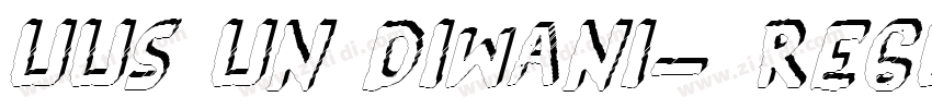 UUS UN DIWANI_3 Regu字体转换
